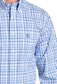 Panhandle Slim Classic Blue Plaid Button-Down Shirt