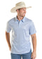 Panhandle Slim Blue Aztec Diamond Performance Polo