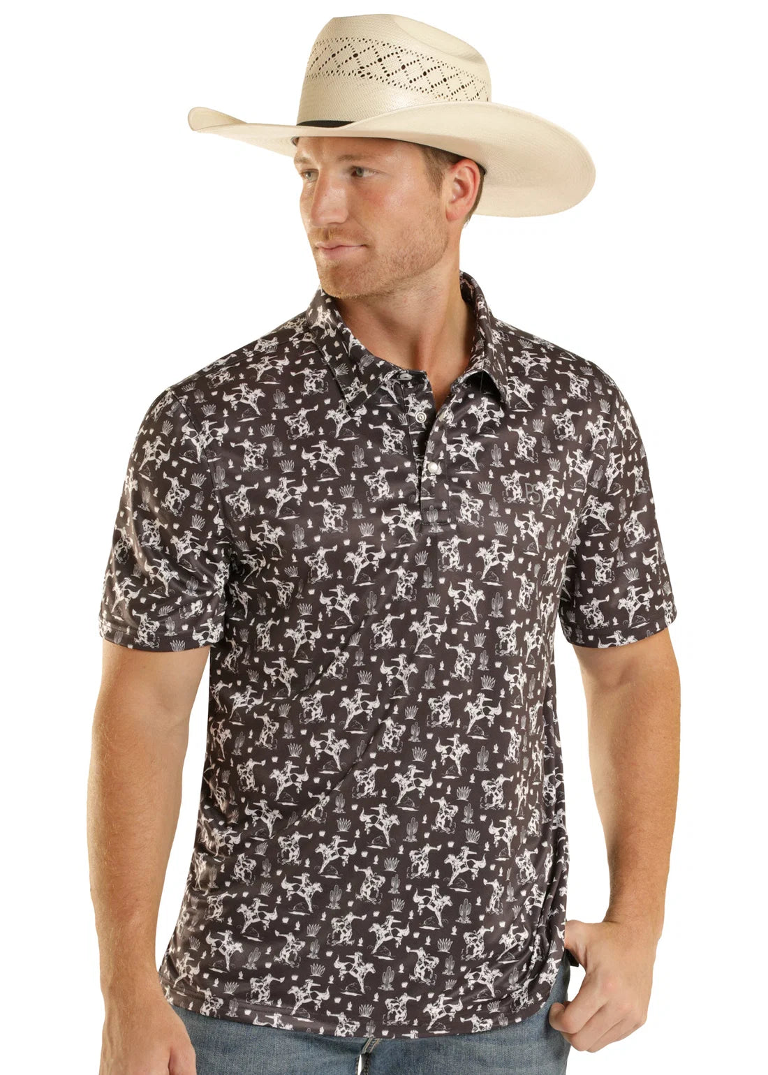 Panhandle Slim Western Icon Performance Polo