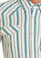 Panhandle Slim Western Stripe Short Sleeve Snap Performance Shirt