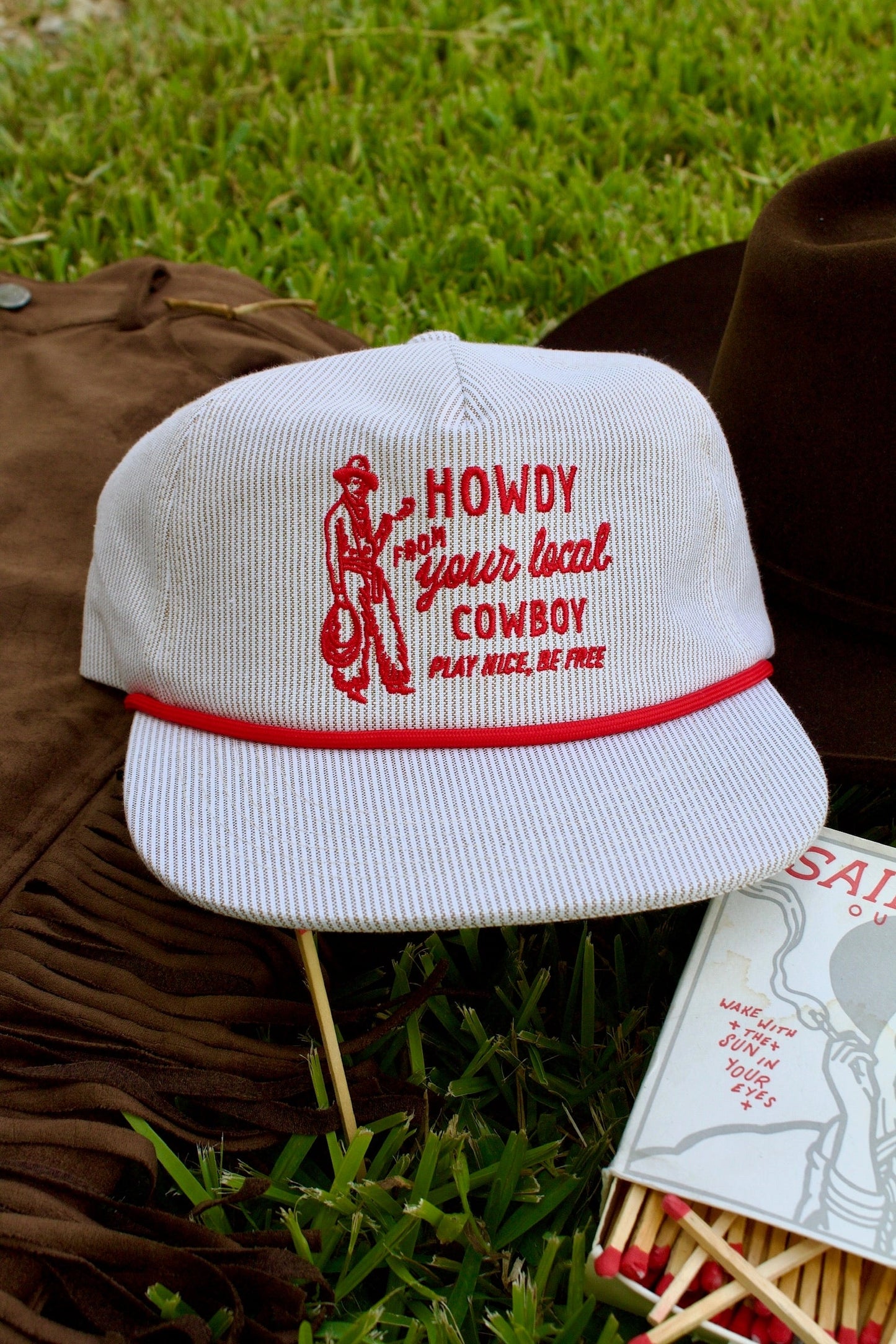 Howdy from Your Local Cowboy Canvas Cap