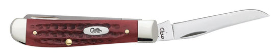Case Pocket Worn Corn Cob Jig Old Red Bone Mini Trapper