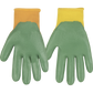 Kinco Kids' Farm Friends™ Nylon Knit Shell & Foam Nitrile Palm Gloves Yellow/ Orange