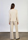 Dylan Emma Rib Pant in Ivory