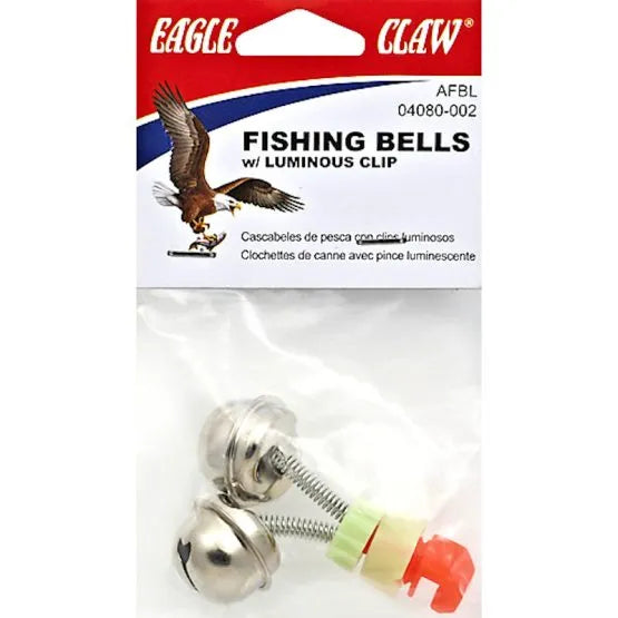 Eagle Claw Fishing Bells with Luminous Clip