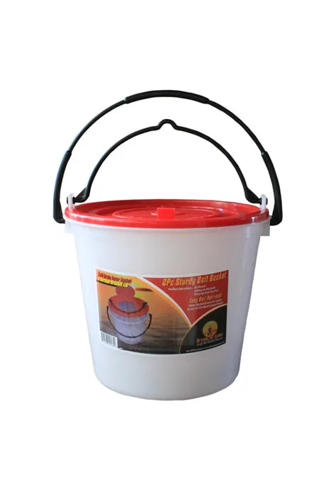Challenge Plastic 2-Piece Sturdy Bait Bucket