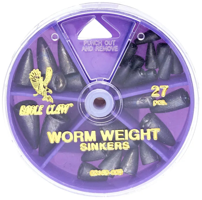 Eagle Claw Worm Weight Sinker Assortment