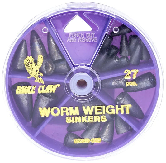 Eagle Claw Worm Weight Sinker Assortment