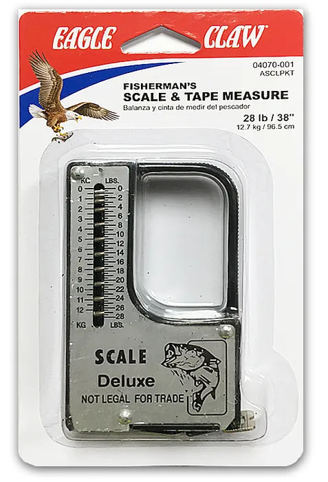 Eagle Claw 28 Lb. Pocket Scale with 38" Tape