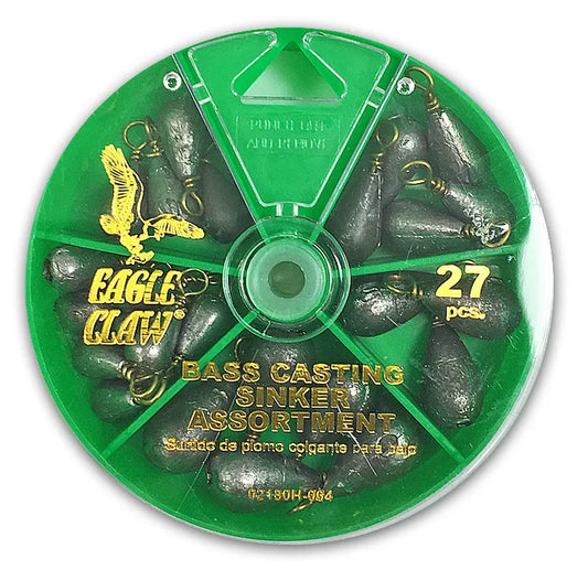 Eagle Claw Bass Casting Sinker Assortment
