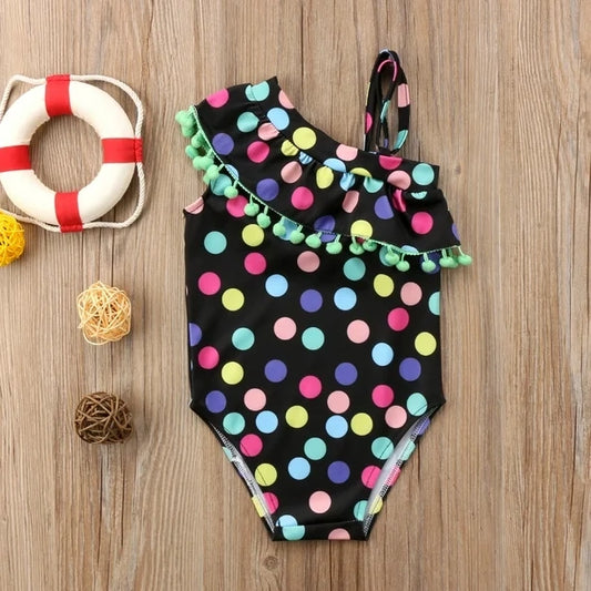 Polka Dot One-Piece Swimsuit