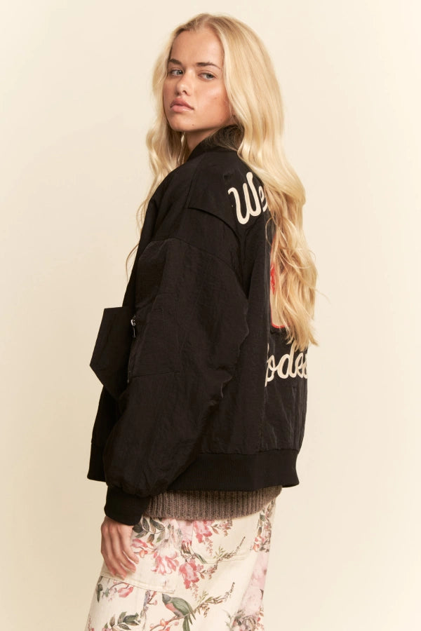 West Coast Rodeo Embroidered Bomber Jacket
