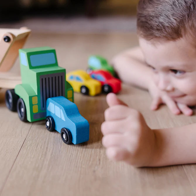 Melissa & Doug Wooden Car Carrier