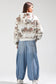Noaboa Horse Print Zip-Up Hoodie Jacket