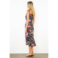 Tie Strap Floral Pattern Dress