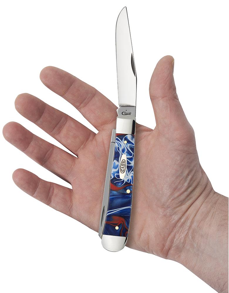 Case Patriotic Kirinite Trapper Knife