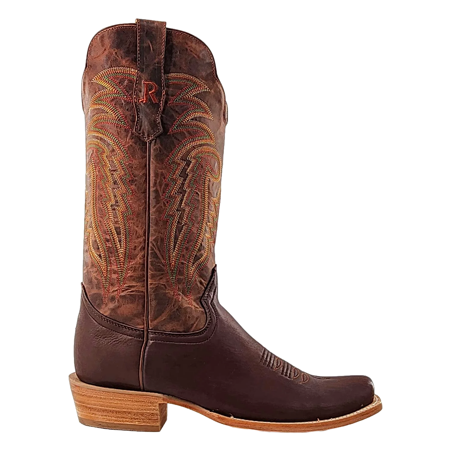 R. Watson Men's Chocolate Deer Desert Miel Cowhide Boot