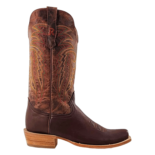 R. Watson Men's Chocolate Deer Desert Miel Cowhide Boot