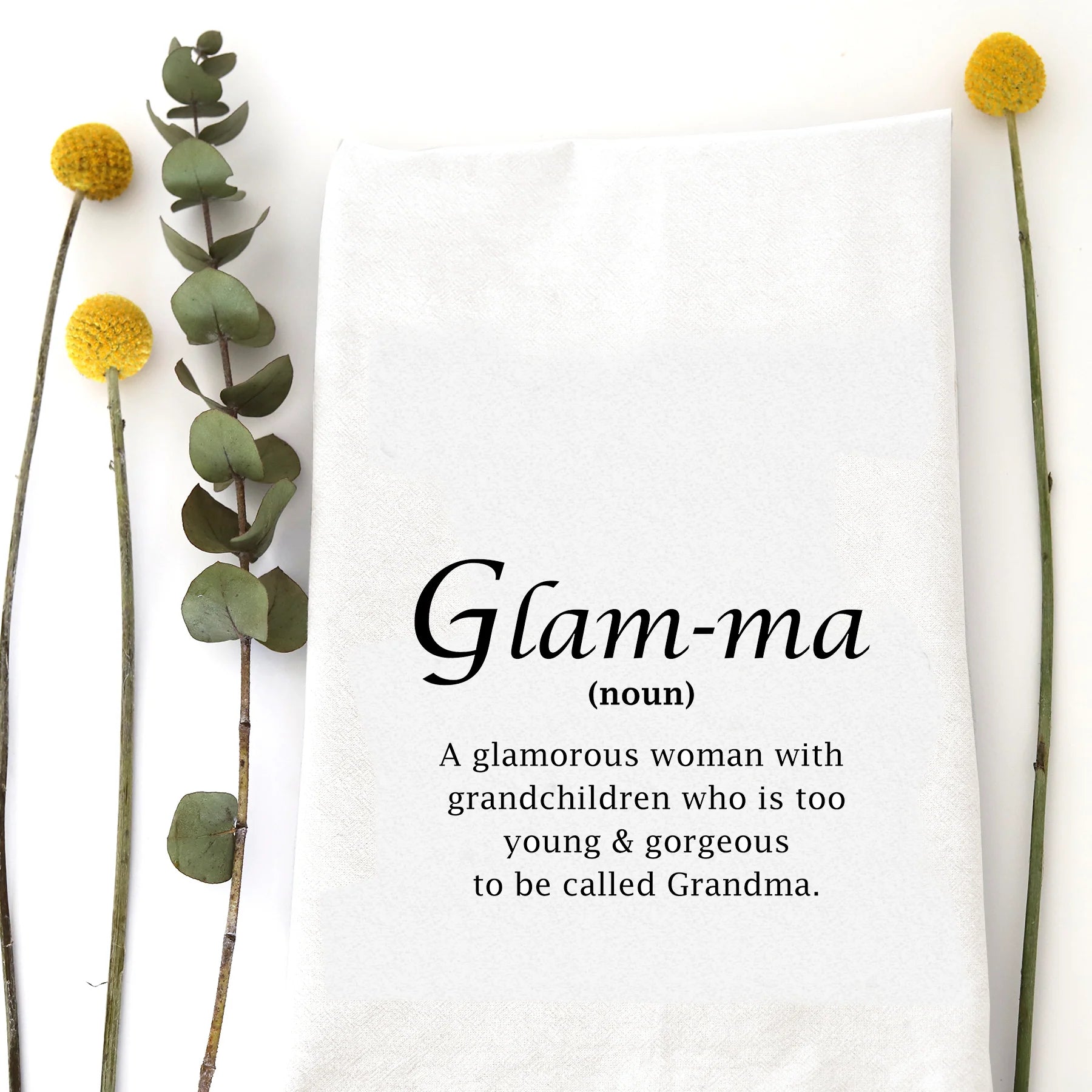 Glamma Tea Towel