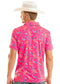 Rock & Roll Denim Fiesta Print Polo