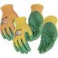 Kinco Kids' Farm Friends™ Nylon Knit Shell & Foam Nitrile Palm Gloves Yellow/ Orange