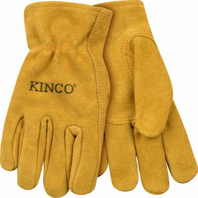 Kinco Youth Golden Full Suede Cowhide Gloves