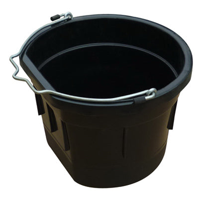 Master Rancher Flat Sided 8 Qt. Bucket - Black