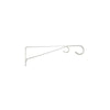 Green Thumb 15 In. White Powder-Coated Steel Hanging Plant Bracket