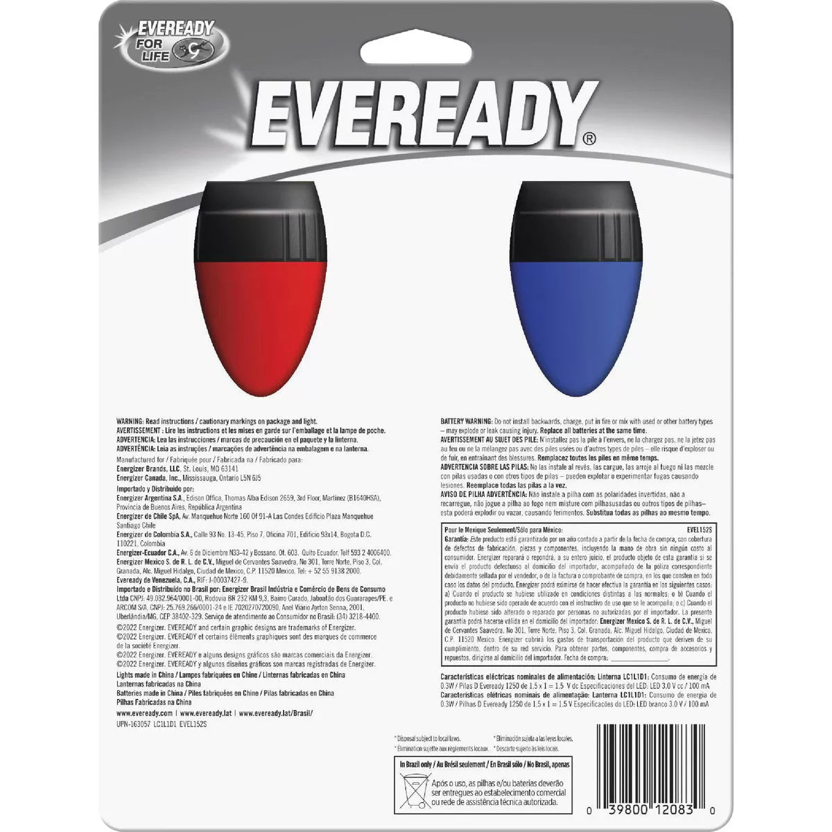 Eveready LED Flashlight Multi-Pack