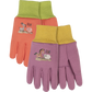 Kinco Kids' Farm Friends™ 8 oz Jersey Gloves Purple/Coral