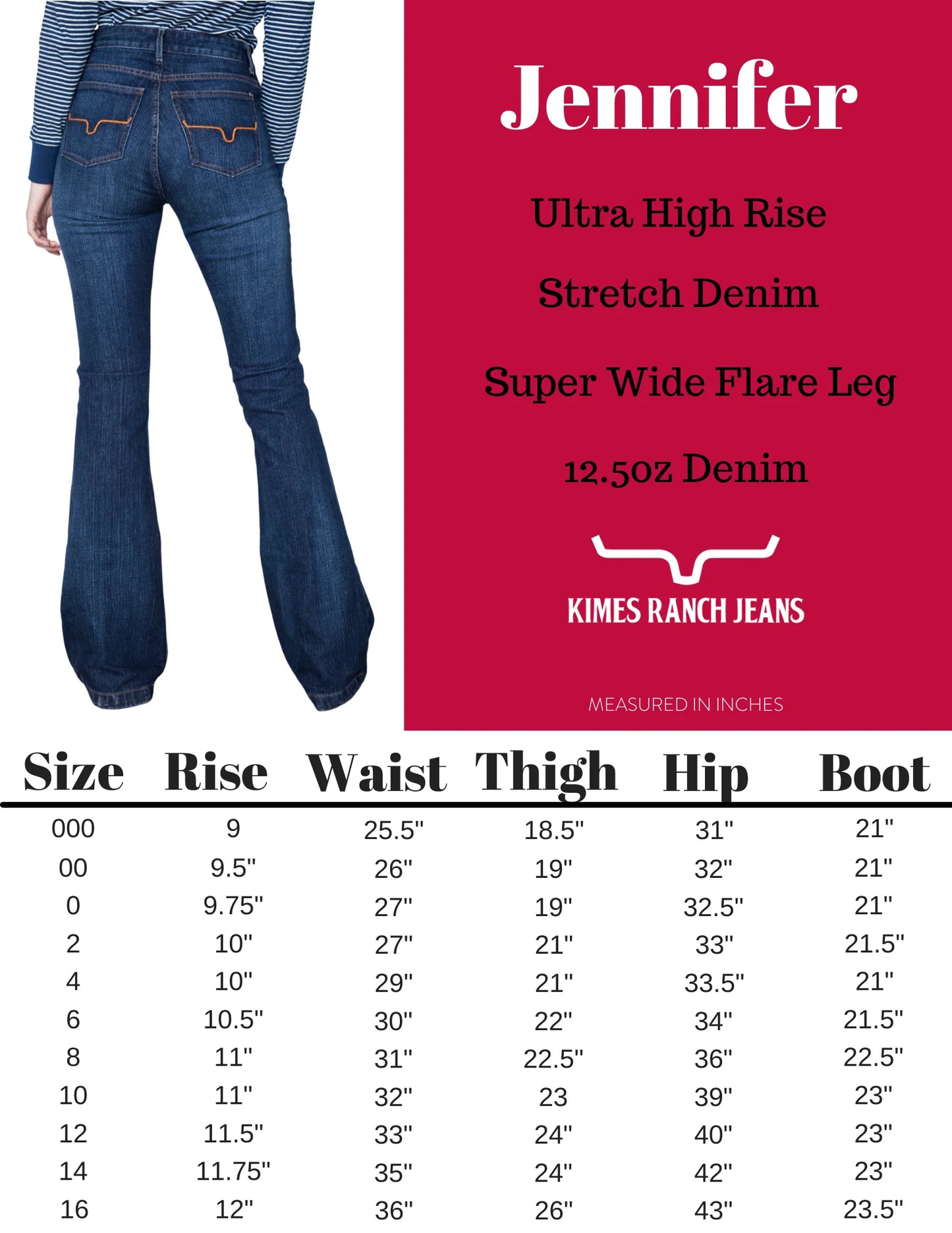 Kimes Ranch Jennifer Dark Wash Jean