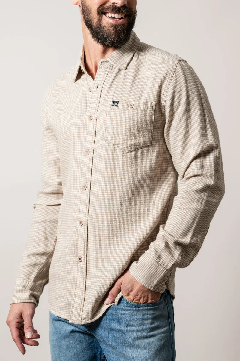 Kimes Ranch Kelso Western Flannel in Natural