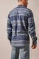 Kimes Ranch Mitch Pearl Snap Shirt in Dark Blue