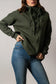 Kimes Ranch Pippi Lace Up Hoodie in Dark Olive