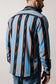 Kimes Ranch ZT Hickory Western Pearl Snap in Mid Blue