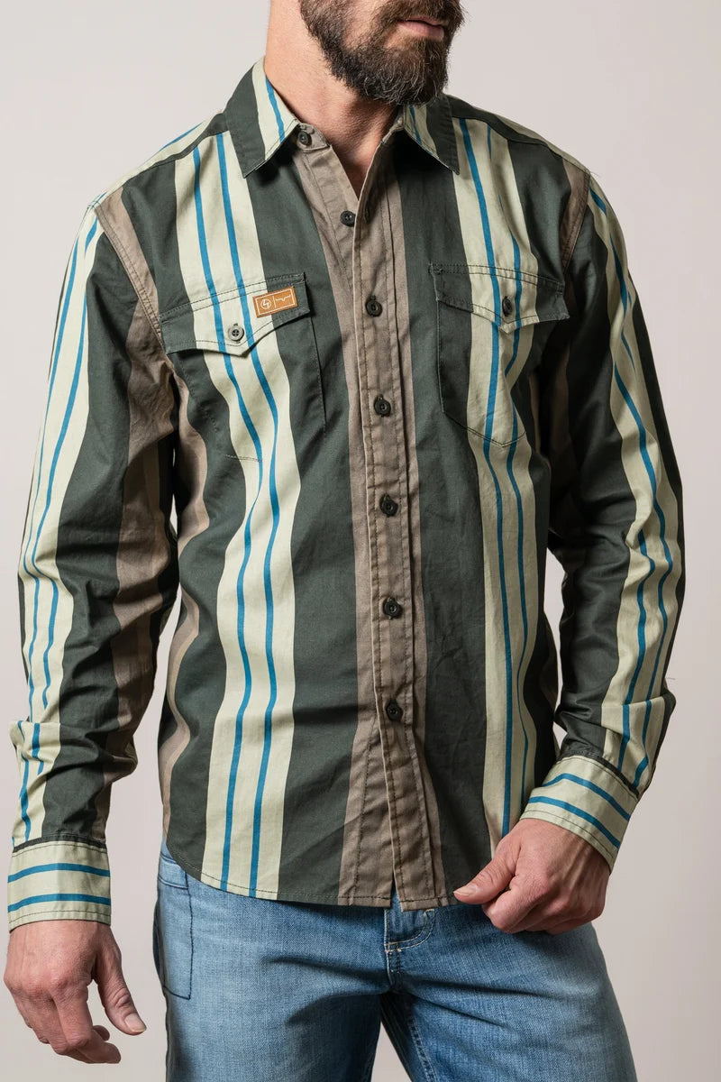 Kimes Ranch ZT Noxx Western Shirt in Forest