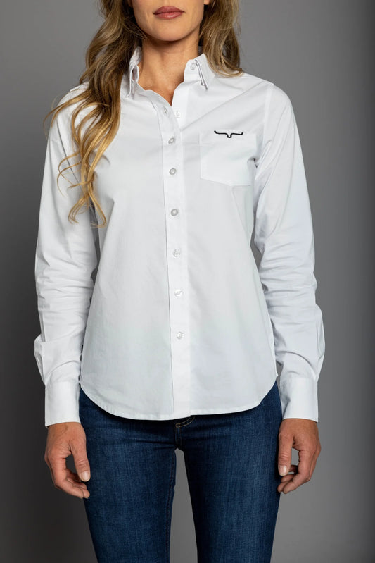 Kimes Ranch Ladies White Team Shirt