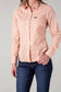 Kimes Ranch Ladies Tucco Mini Check Top in Peach