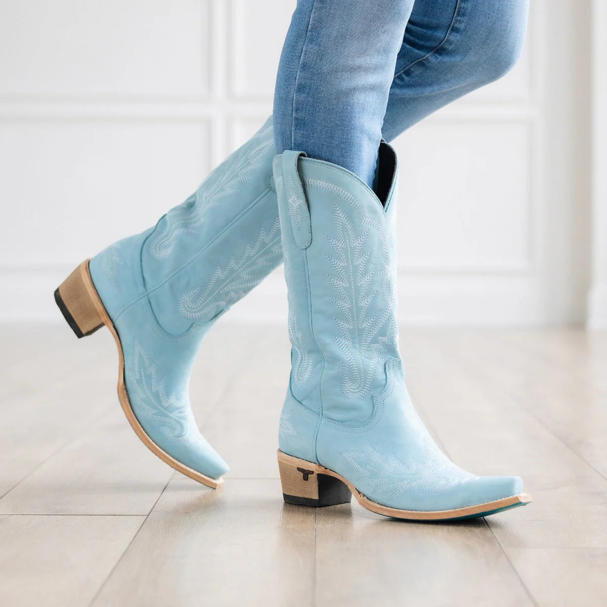 Lane Boot Powder Blue Lexington