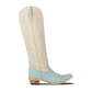 Lane Boots Sandaga Knee High in Powder Blue Ostrich