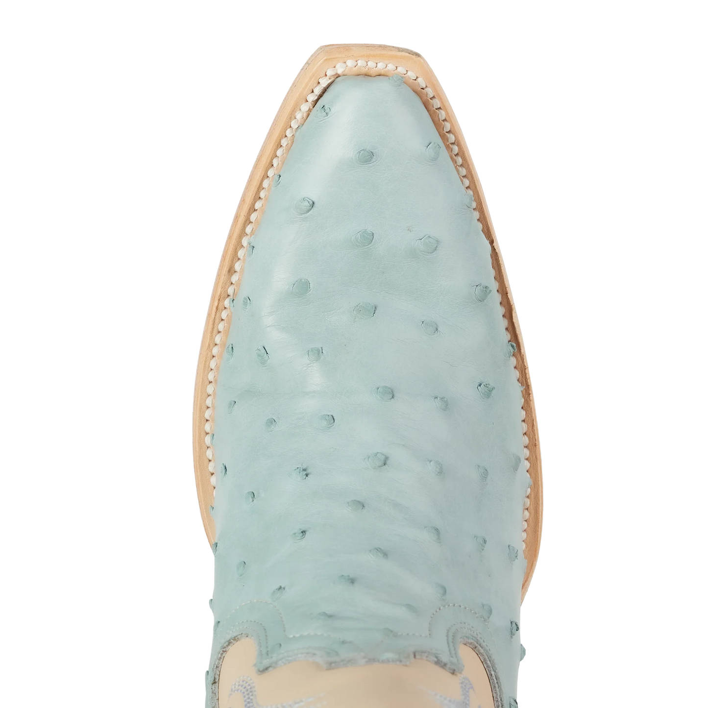 Lane Boots Sandaga Knee High in Powder Blue Ostrich