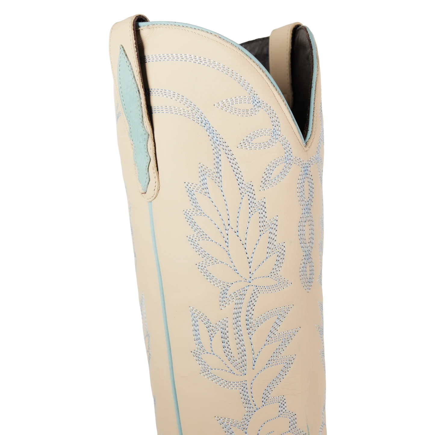 Lane Boots Sandaga Knee High in Powder Blue Ostrich