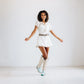 Lane Boots Sandaga Knee High in Powder Blue Ostrich