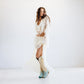 Lane Boots Sandaga Knee High in Powder Blue Ostrich