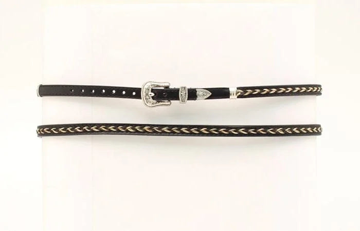 Braided Leather Hatband