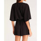 Z Supply Tallula Jersey Romper in Black