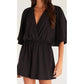 Z Supply Tallula Jersey Romper in Black