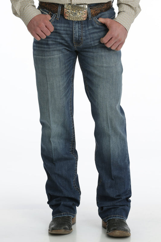 Cinch Men's Relaxed Fit Grant Dark Stonewash Jean