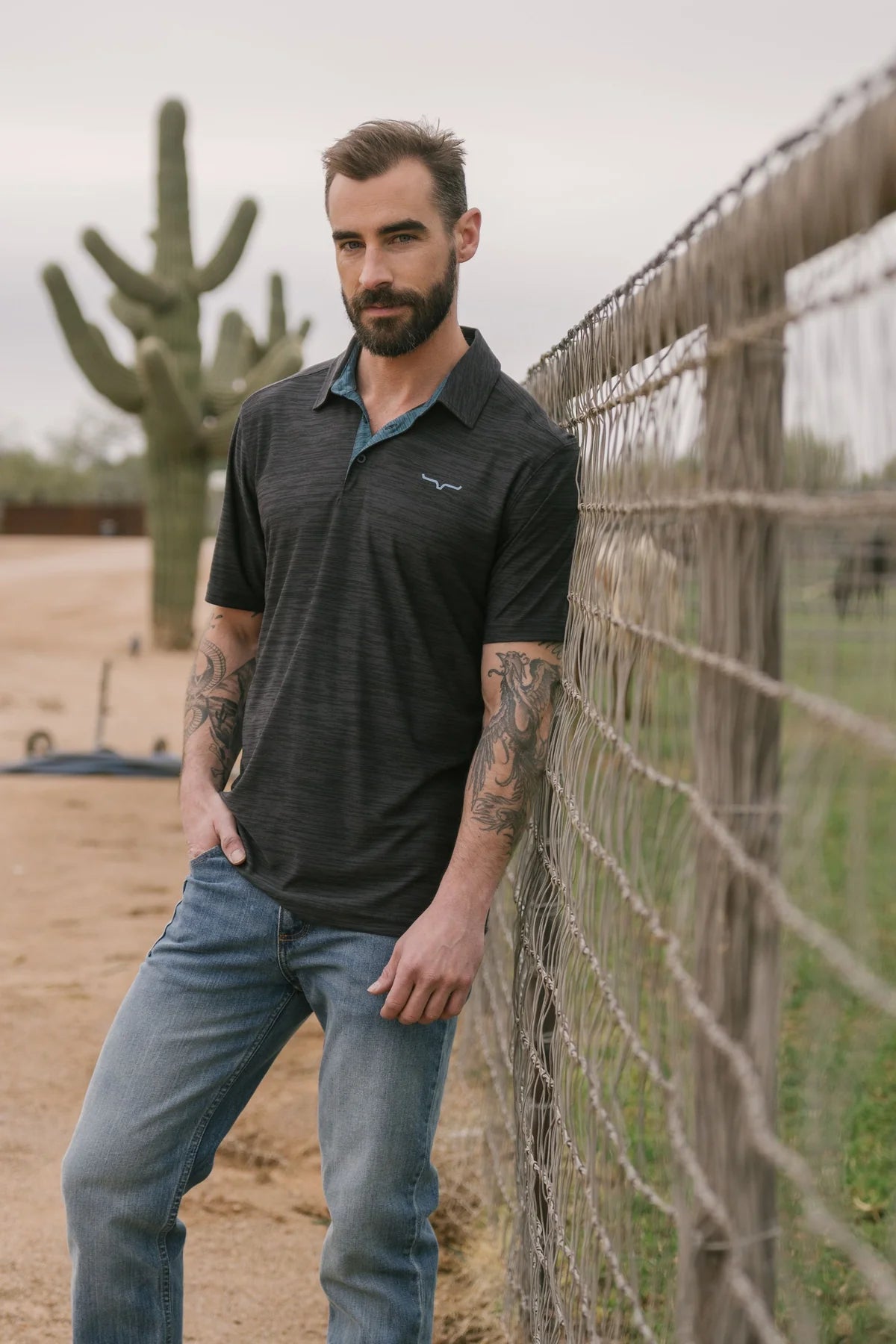 Kimes Ranch Fletcher Shirt in Black