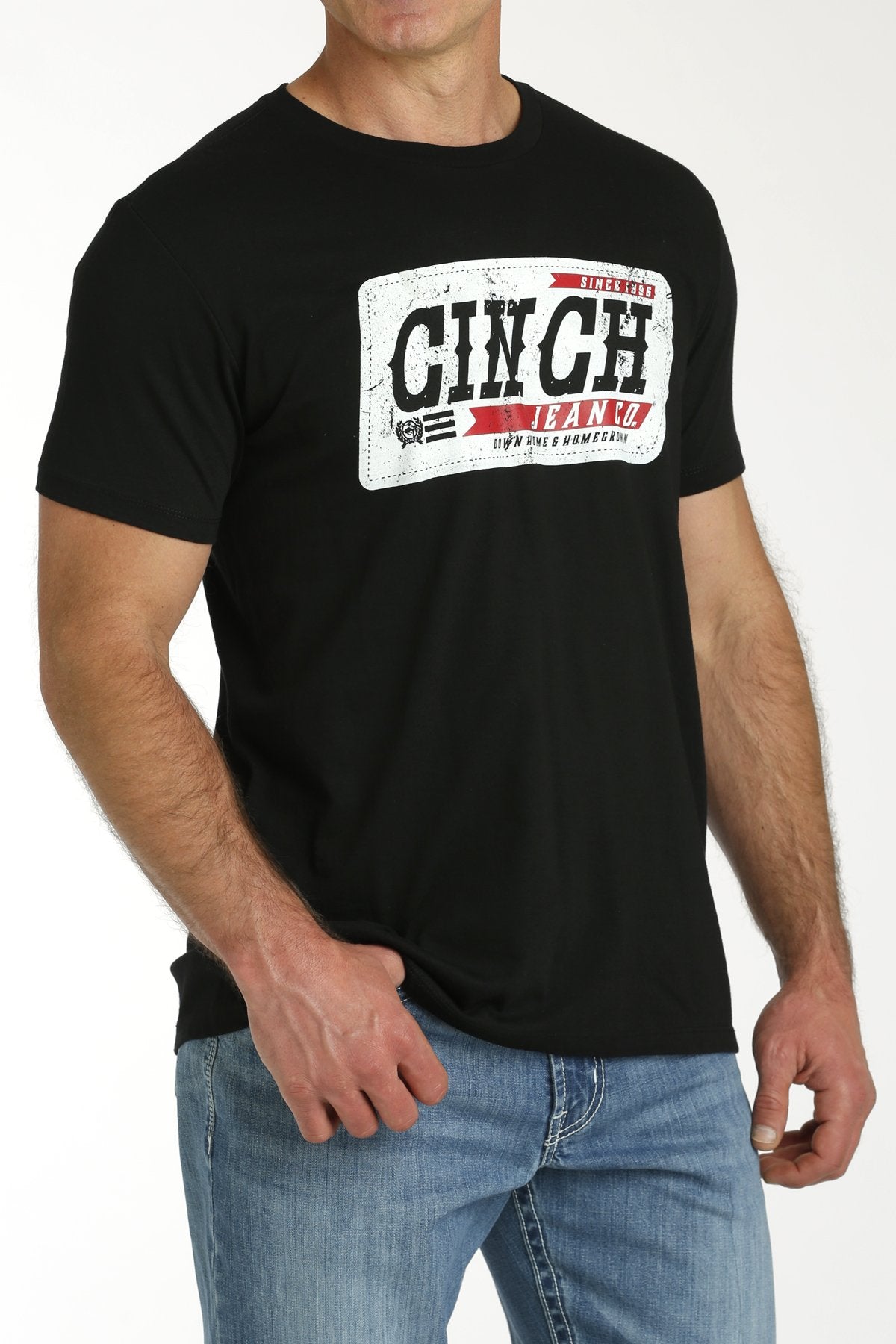 Cinch Men's Black Tee